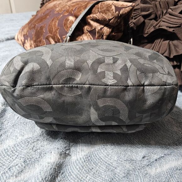 Coach Optic Art Jacquard Hobo Shoulder Bag Purse - Picture 5 of 8